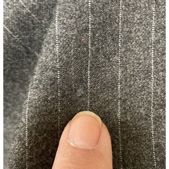 C&R Clothiers Gray Pin Stripe Virgin Wool Lined Suit Jacket Blazer Japan-42R - Picture 12 of 16